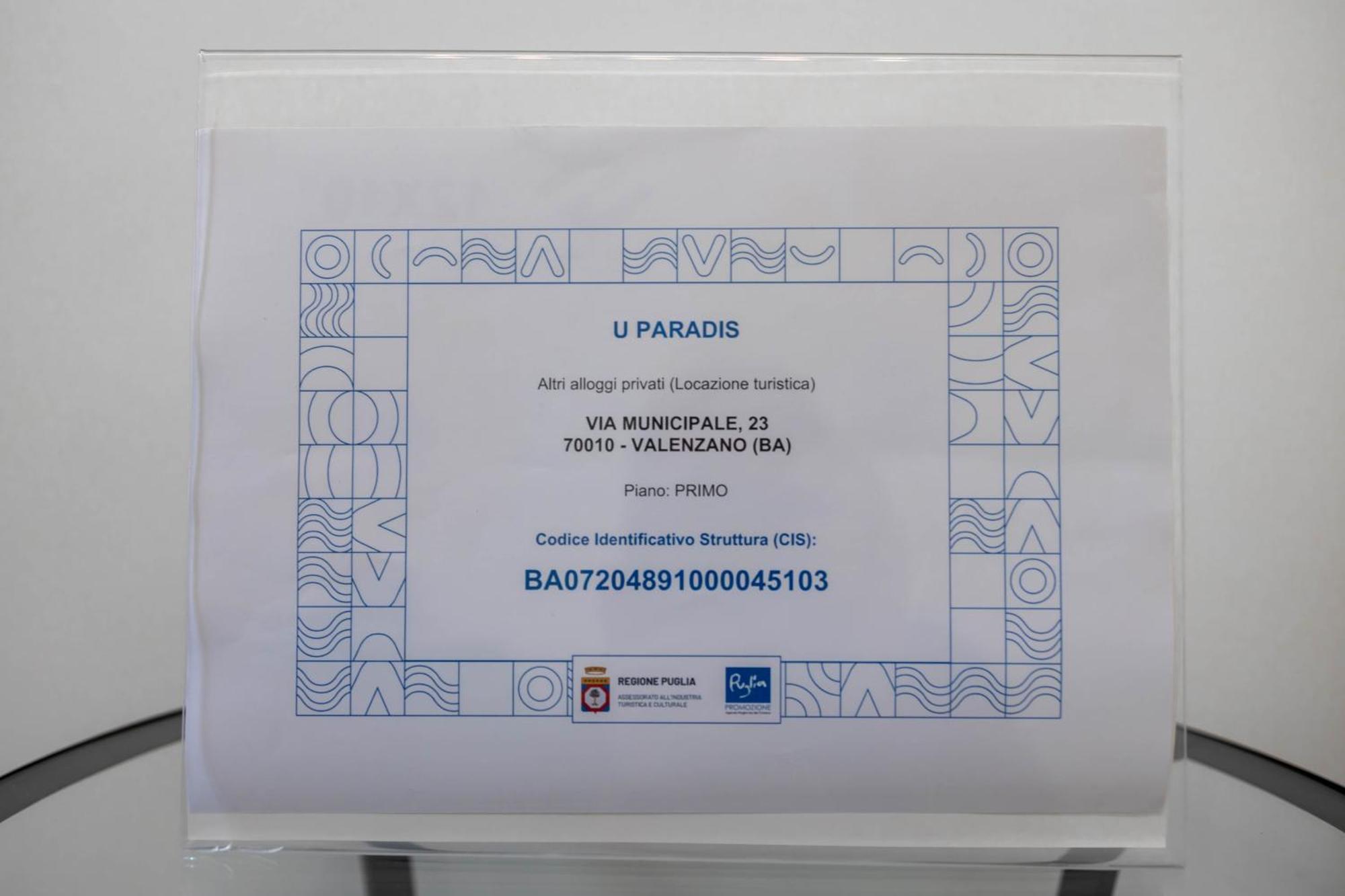 Ferienwohnung U Paradise - Intero Apt - Vicino Bari Valenzano Exterior foto